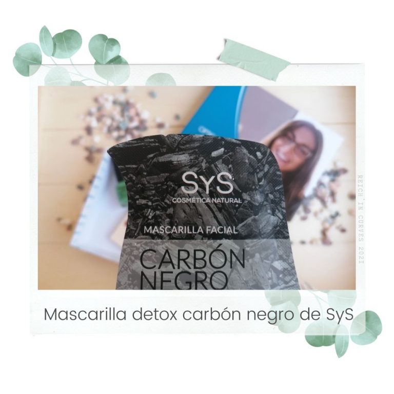 Mascarilla detox carbón negro de SyS